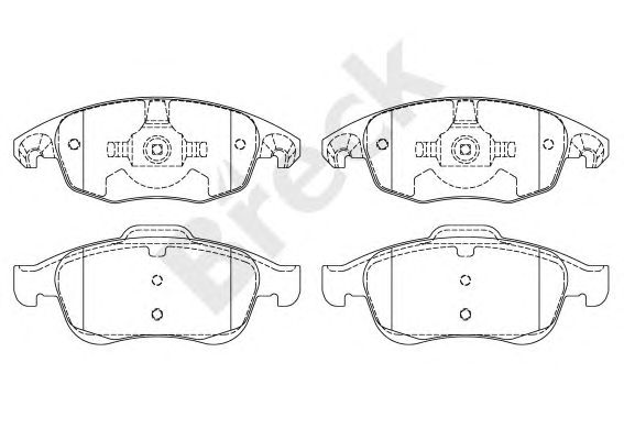 set placute frana,frana disc CITROEN BERLINGO 08-/C4/DS4/DS5/5008