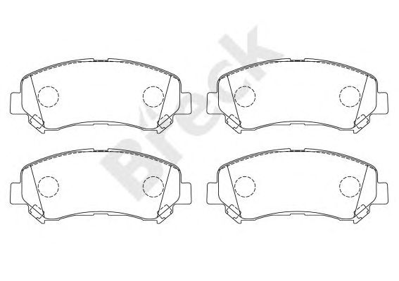 set placute frana,frana disc NISSAN QASHQAI/X-TRAIL/KOLEOS