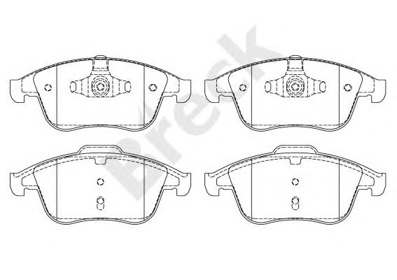 set placute frana,frana disc RENAULT MEGANE 02- 2,016V/DCI