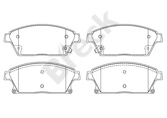 set placute frana,frana disc OPEL ASTRA J 09-/ZAFIRA C 11- 300MM