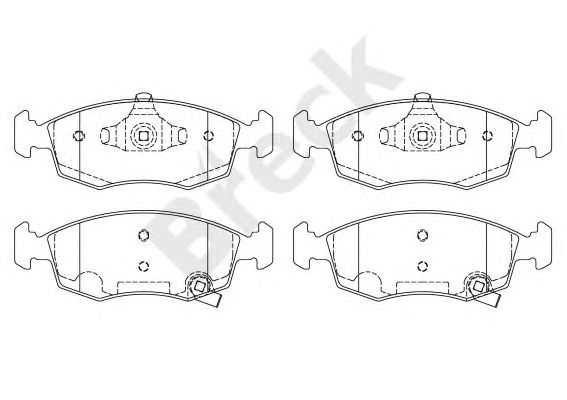 set placute frana,frana disc FIAT PANDA 0,9-1,3 B/D 12-