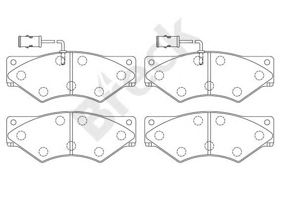 set placute frana,frana disc IVECO TURBO-DAILY 59.12 92-4/96