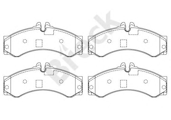 set placute frana,frana disc MERCEDES-BENZ SPRINTER 208-414 95-