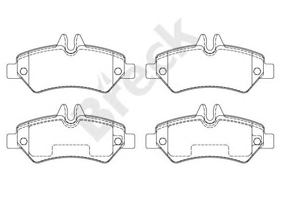 set placute frana,frana disc MERCEDES-BENZ SPRINTER 06-