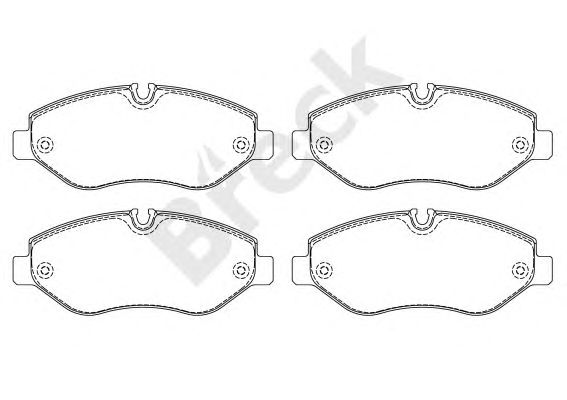 set placute frana,frana disc MERCEDES-BENZ SPRINTER 06-