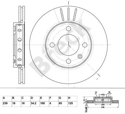 Disc frana