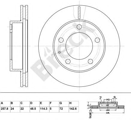 Disc frana