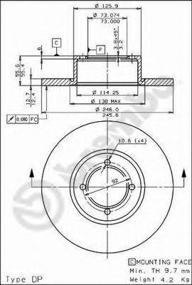 Disc frana