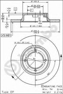 Disc frana