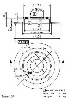 Disc frana