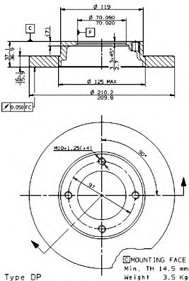 Disc frana