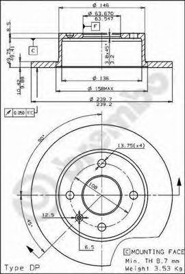 Disc frana