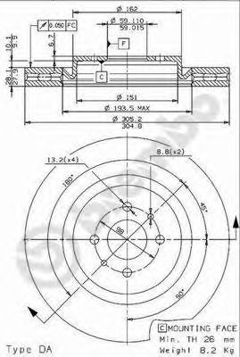 Disc frana