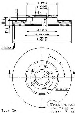 Disc frana