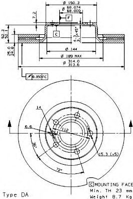 Disc frana