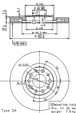 Disc frana