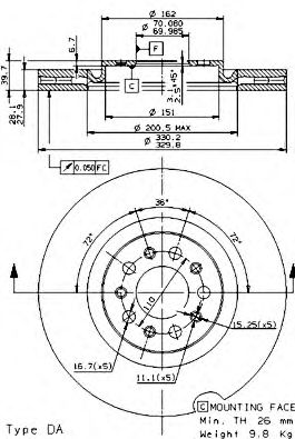 Disc frana