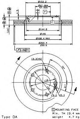 Disc frana