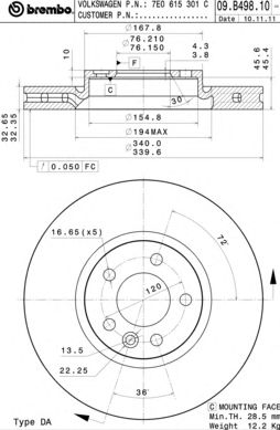 Disc frana