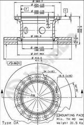 Disc frana