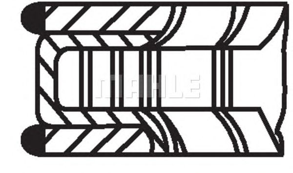 Set segmenti piston OPEL ASTRA