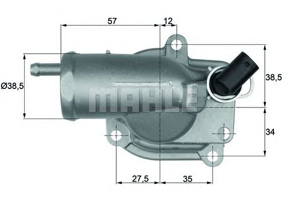 termostat,lichid racire MERCEDES-BENZ 87C W210