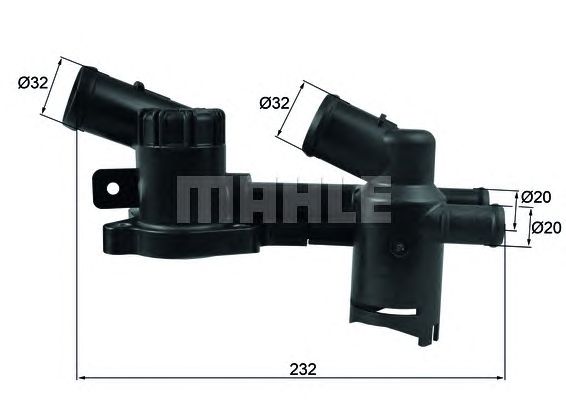 termostat,lichid racire VW 80-89C GOLF VI 1,2TSI 09-