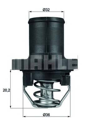 termostat,lichid racire CITROEN 89C 1,6 16V