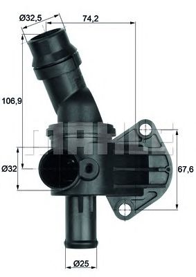 termostat,lichid racire VW 87C 2,0TDI 05-