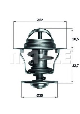 termostat,lichid racire FORD 88C ESCORT/FIESTA