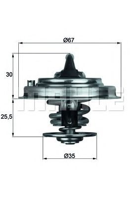 termostat,lichid racire VW 87C T4/T5