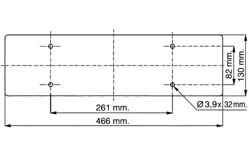 Dispersor, lampa spate