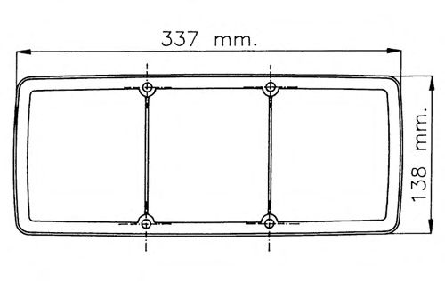 Dispersor, lampa spate