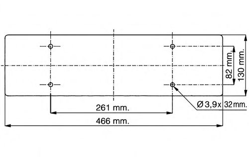 Dispersor, lampa spate