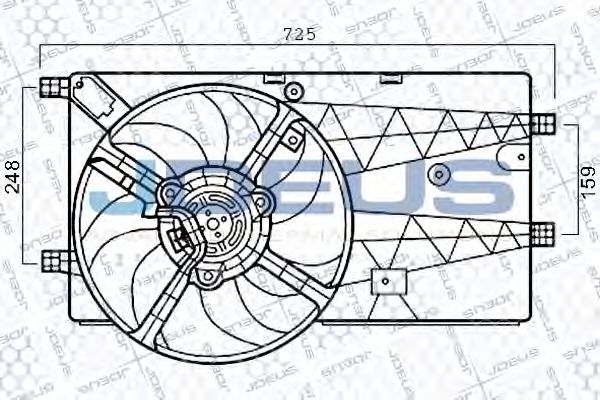 Ventilator, radiator