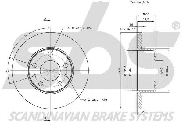 Disc frana