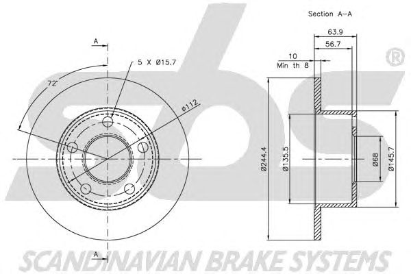 Disc frana