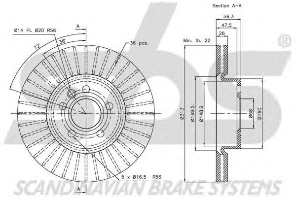 Disc frana