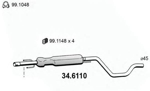 Toba esapamet intermediara