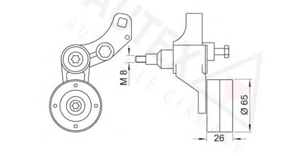 Intinzator curea, curea distributie