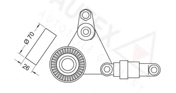 Intinzator curea, curea distributie