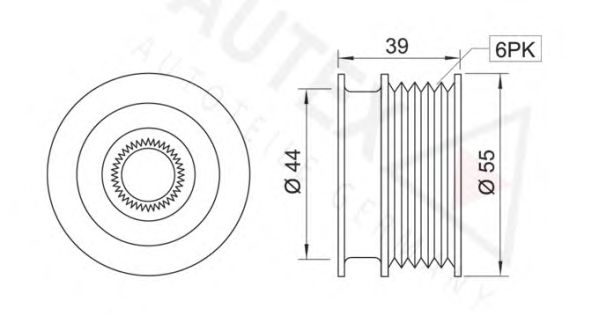 Sistem roata libera, generator