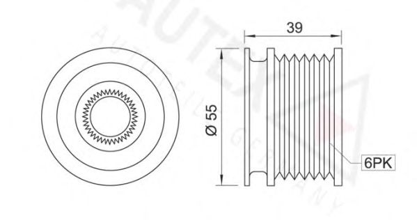 Sistem roata libera, generator