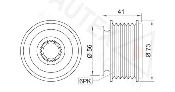 Sistem roata libera, generator