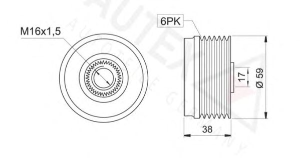 Sistem roata libera, generator