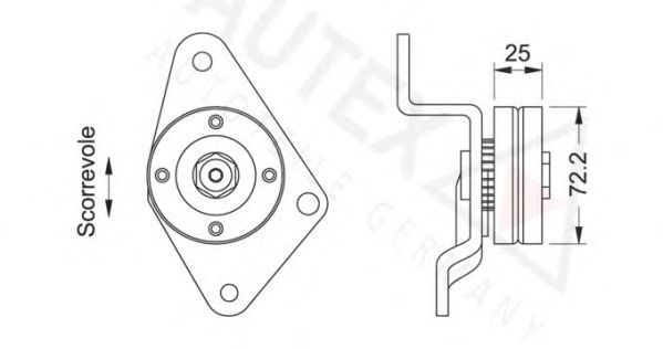 rola intinzator,curea transmisie