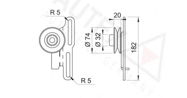 Intinzator, Curea trapezoidal