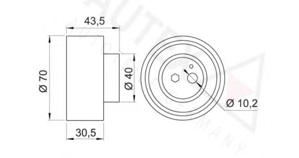 rola intinzator,curea distributie