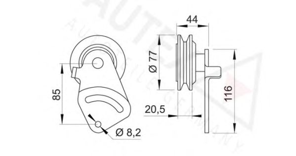 Intinzator, Curea trapezoidal