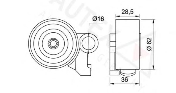 rola intinzator,curea distributie